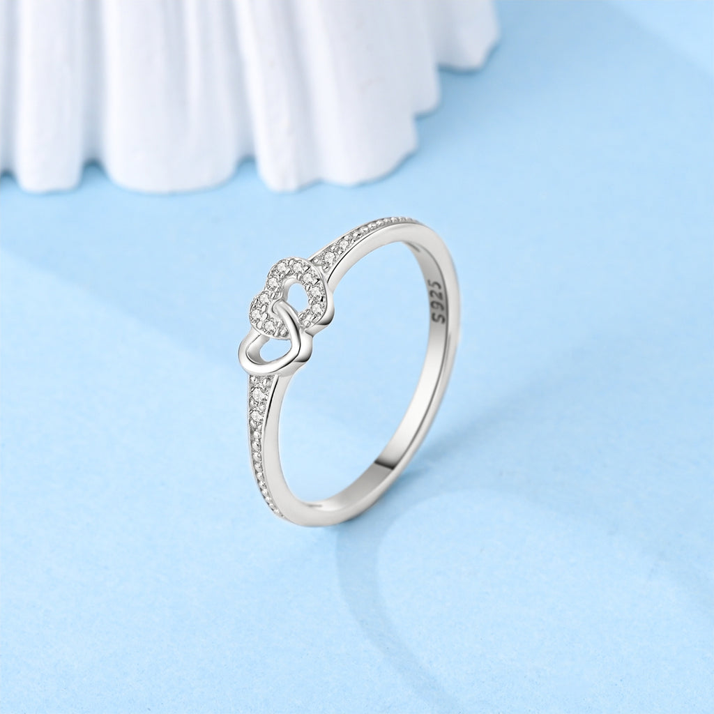 Double Heart Ring