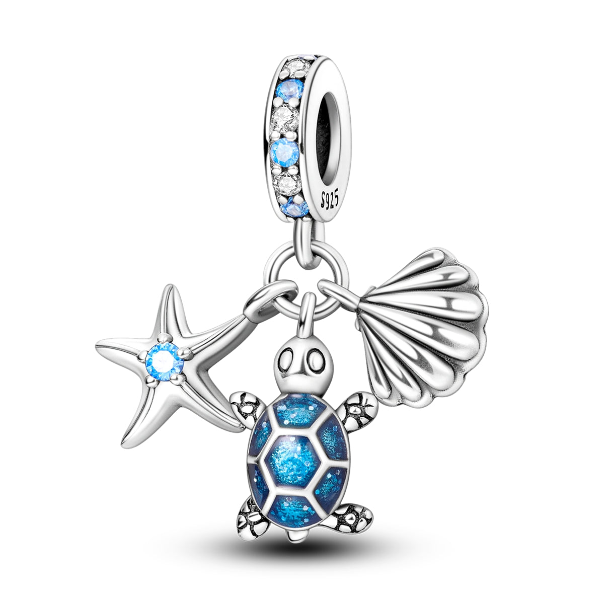 Ocean Trio Charm