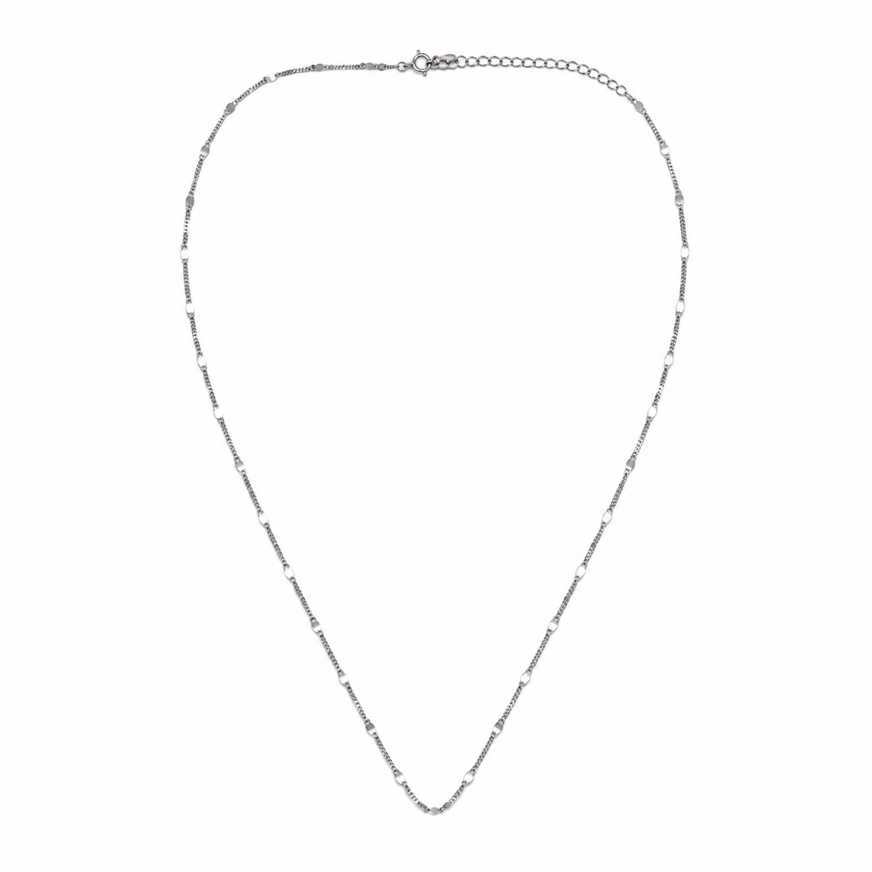 Satellite Chain Silver Necklace
