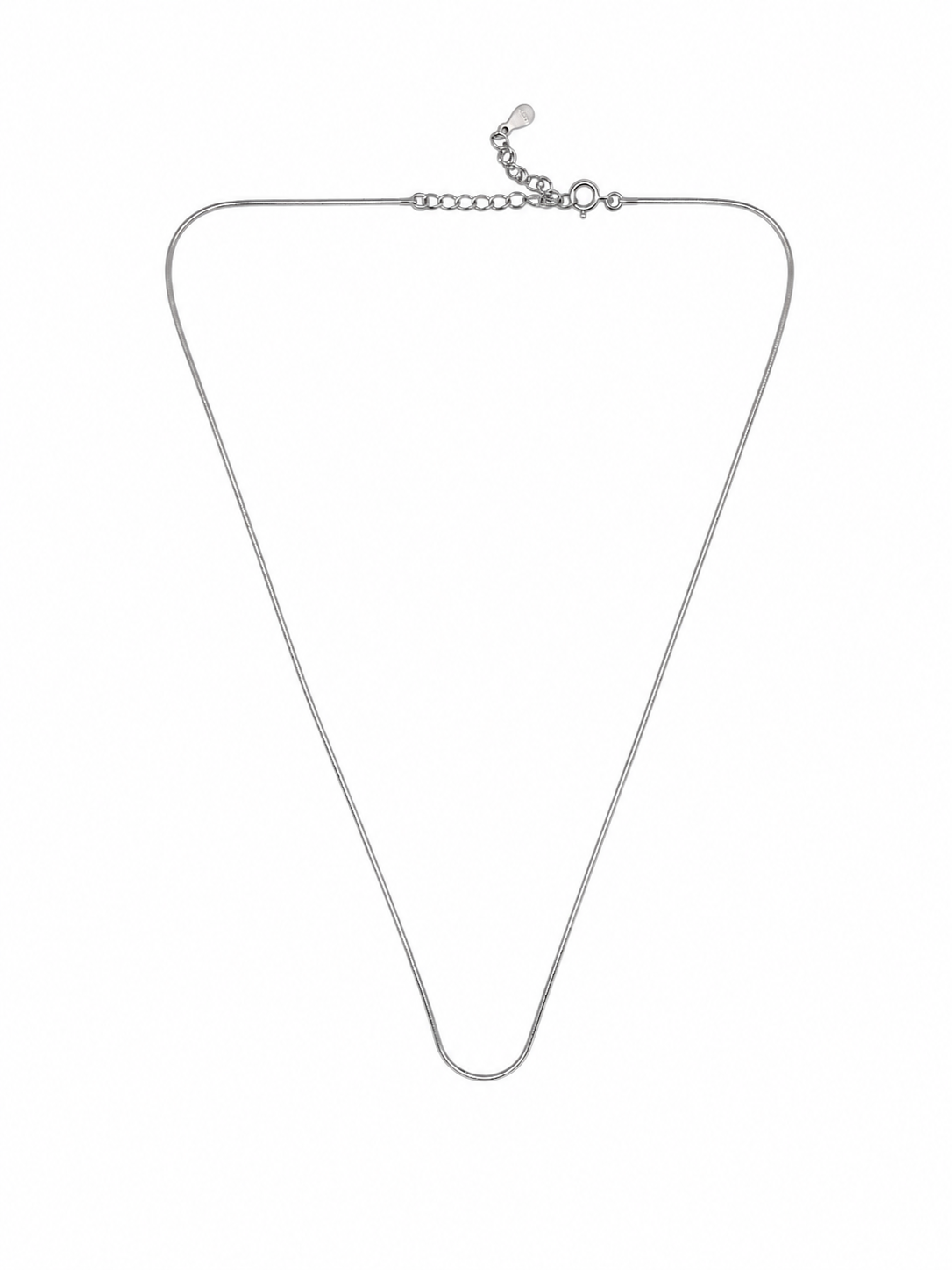 Snake Chain Silver Necklace