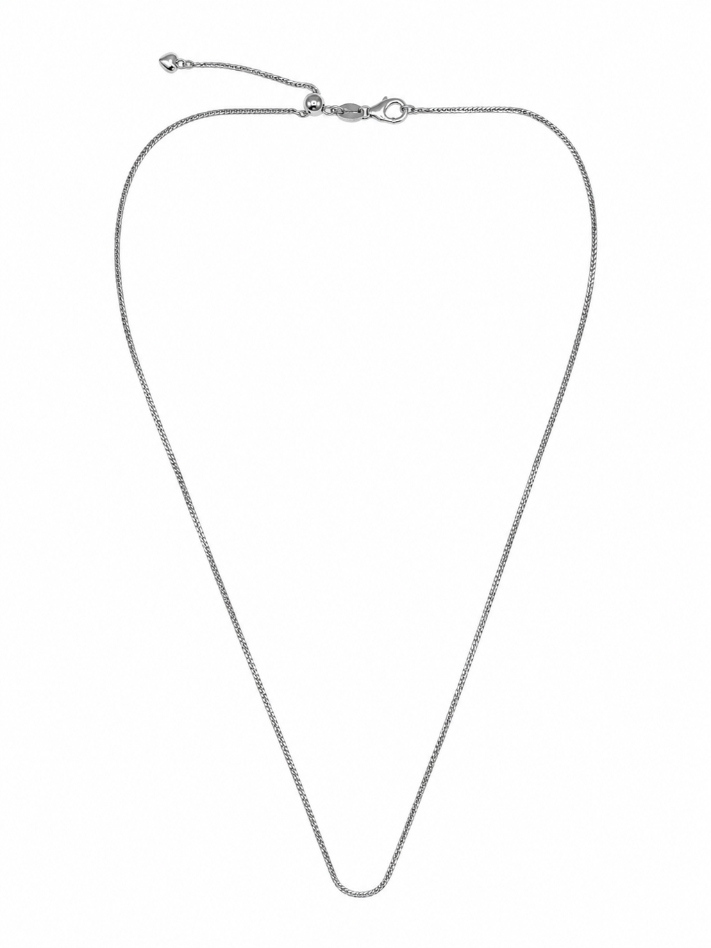 Foxtail Chain Silver Necklace