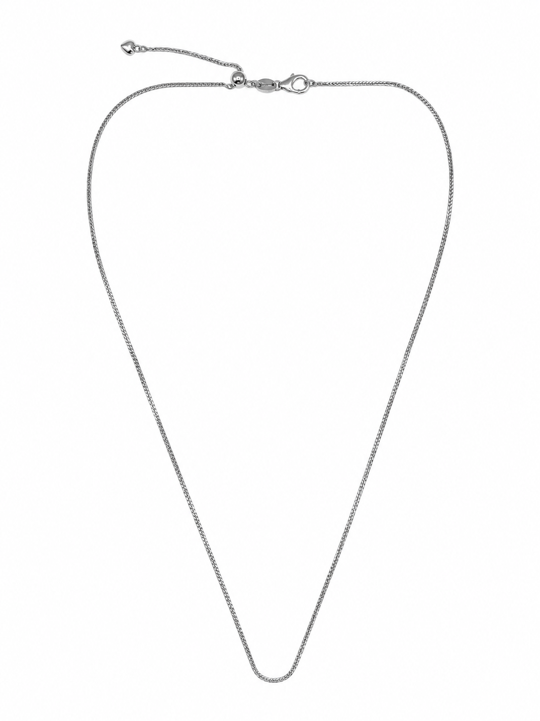 Foxtail Chain Silver Necklace