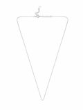 Box Chain Silver Necklace