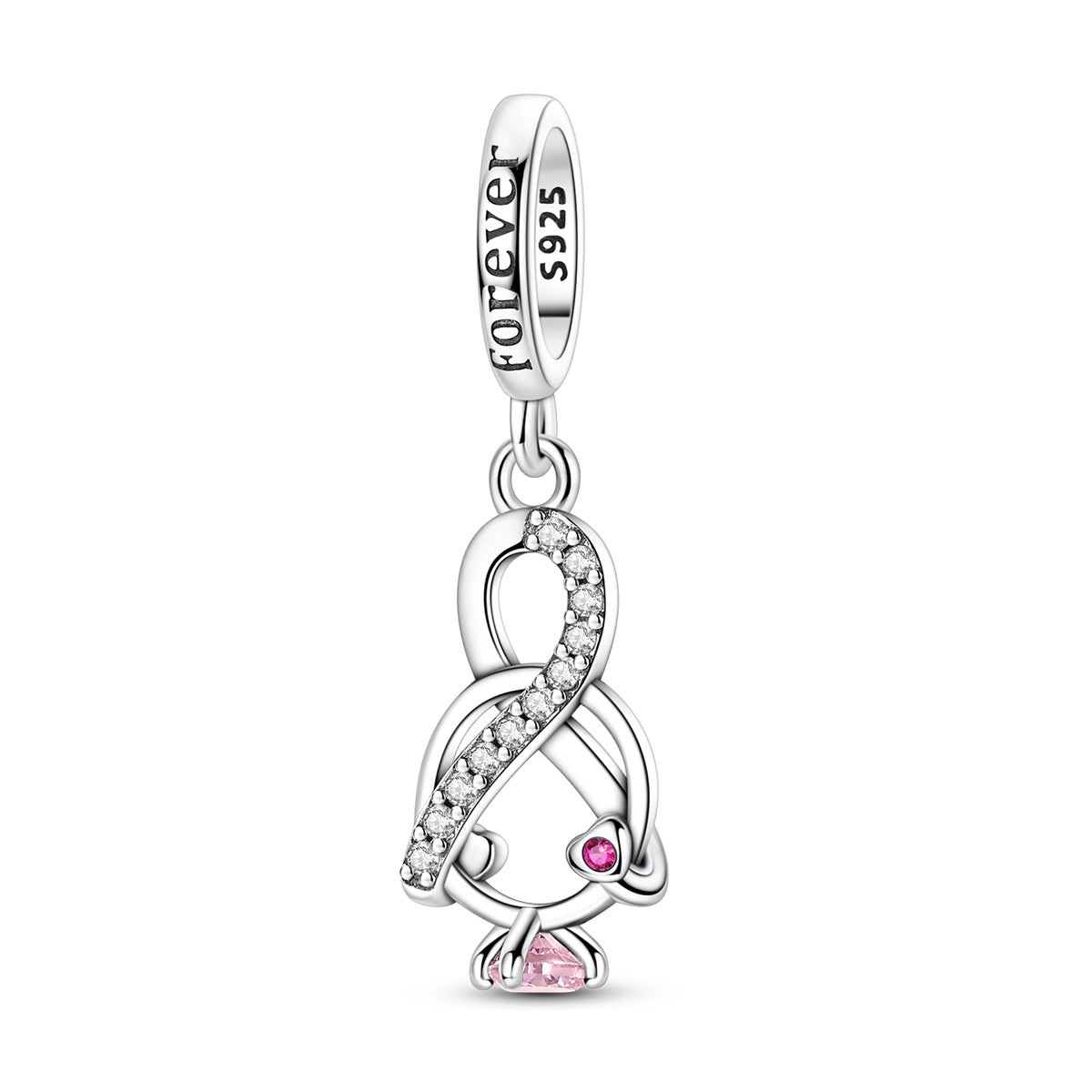 Infinity Heart Charm