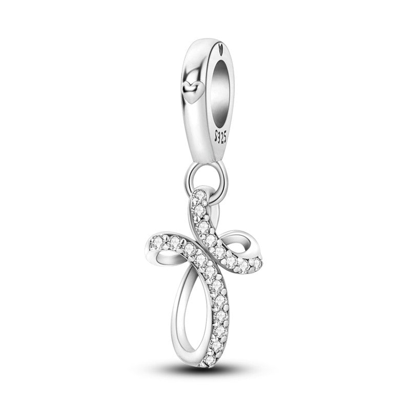 Infinity Bow Dangle Charm