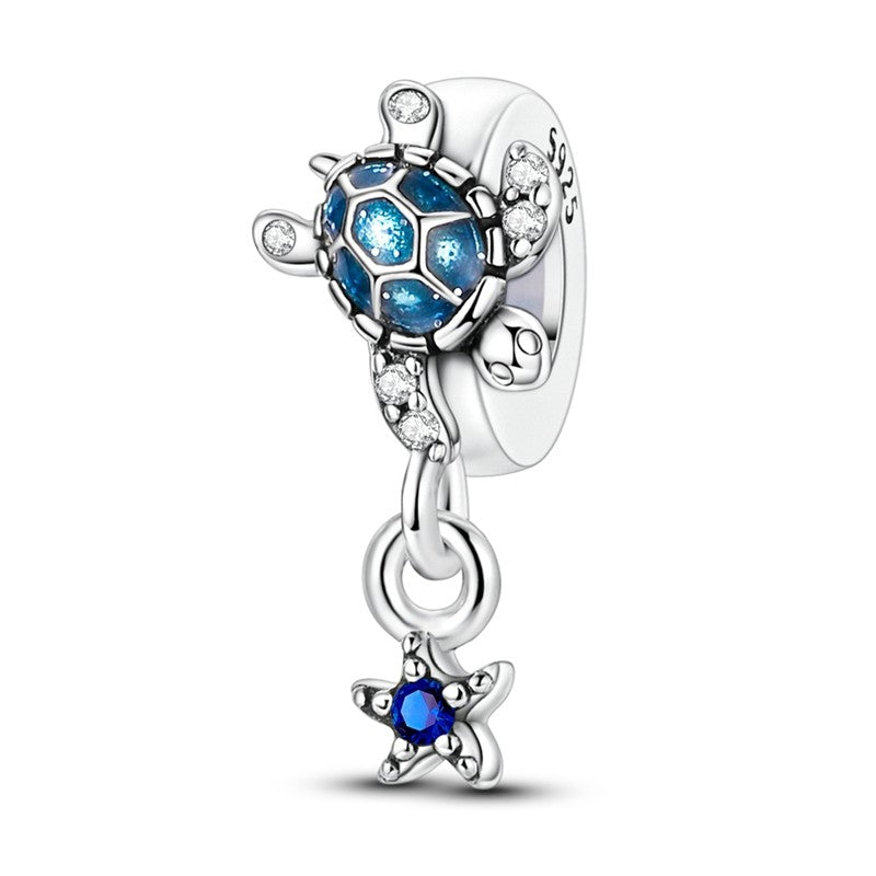 Turtle & Starfish Dangle Charm